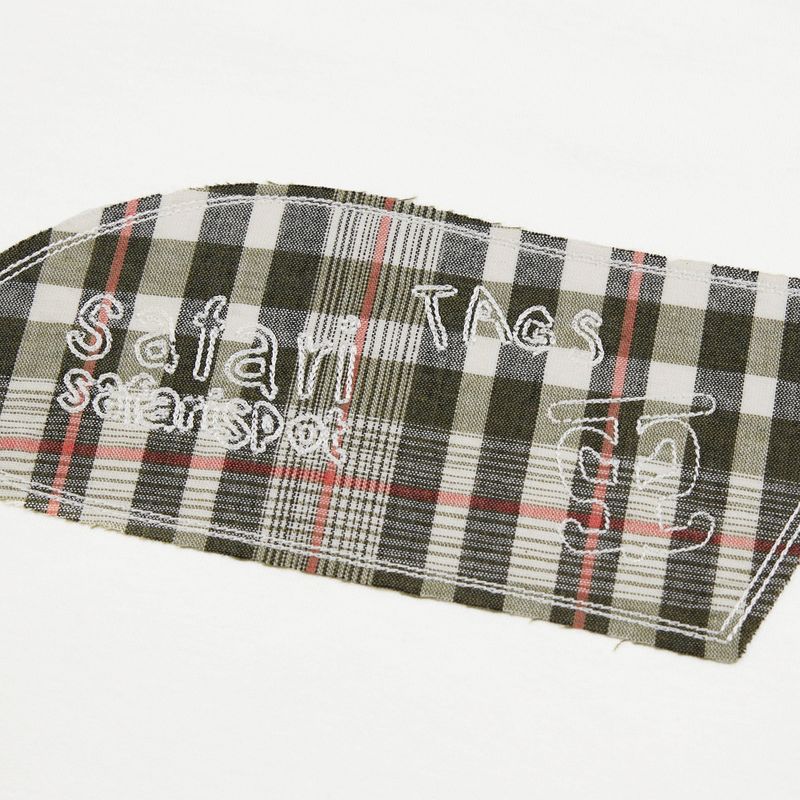  ROUX BASE SCHOOL EAT THE LAND CHECK TEE (GREEN)