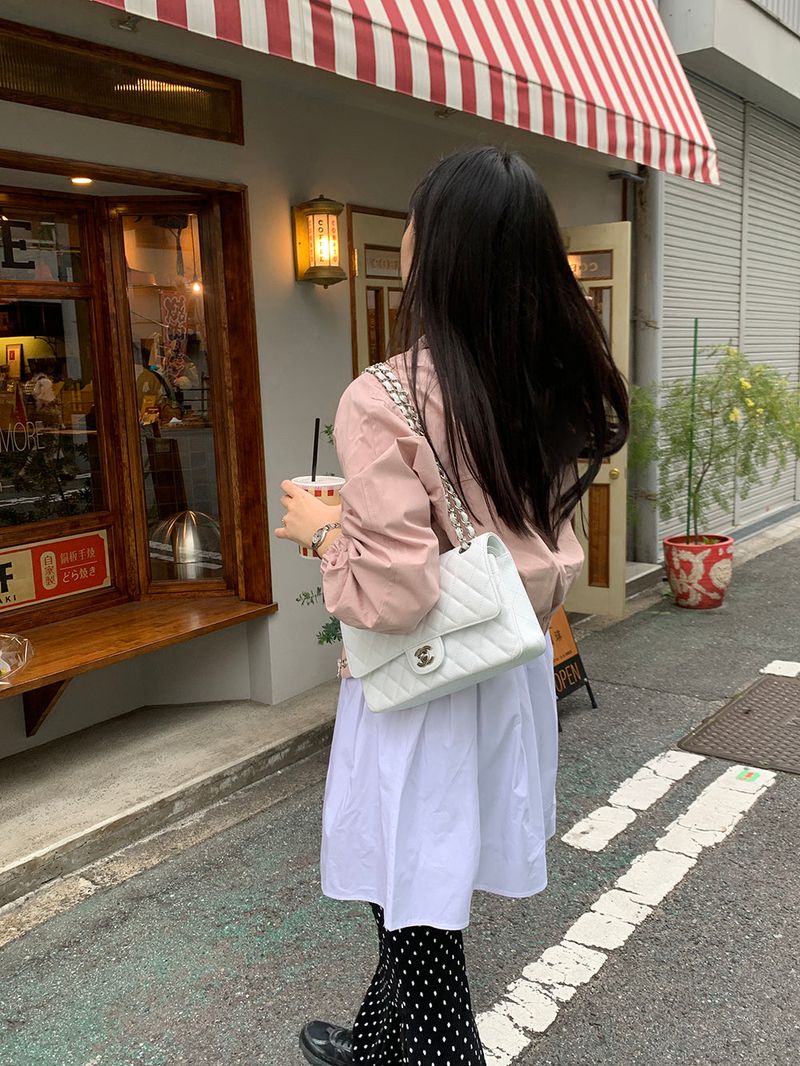 [MADE] Dot Pleated Long Bootcut Pants
