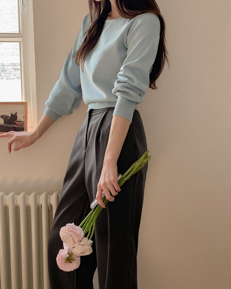 Mor round knitwear