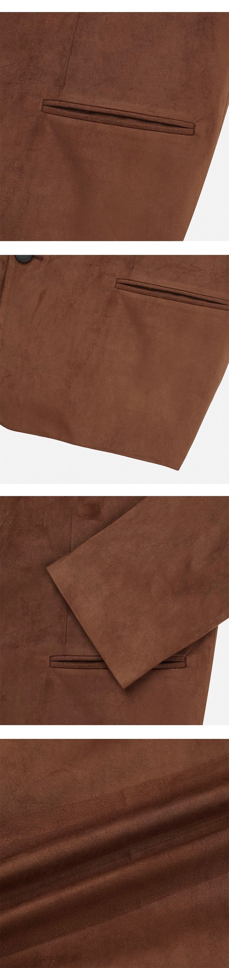 [F/W] Crop suede blazer(2color)