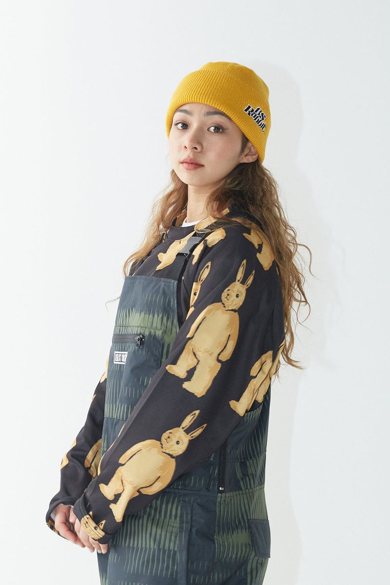 BSR2223FWBN016 BS LOGO BEANIE YELLOW