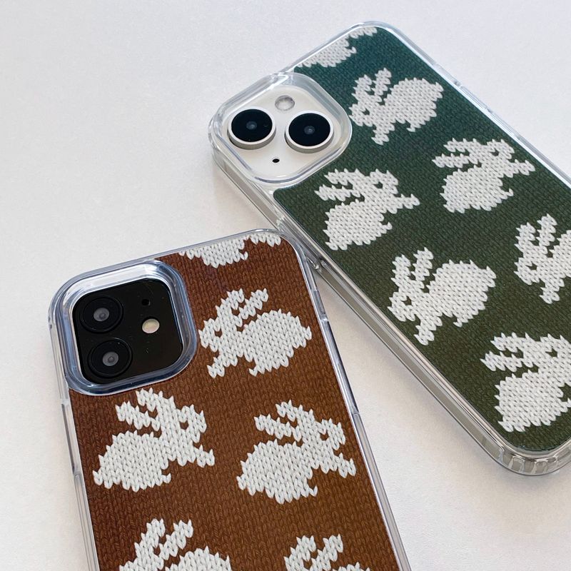 BUNNY HARD JELL CASE_BROWN