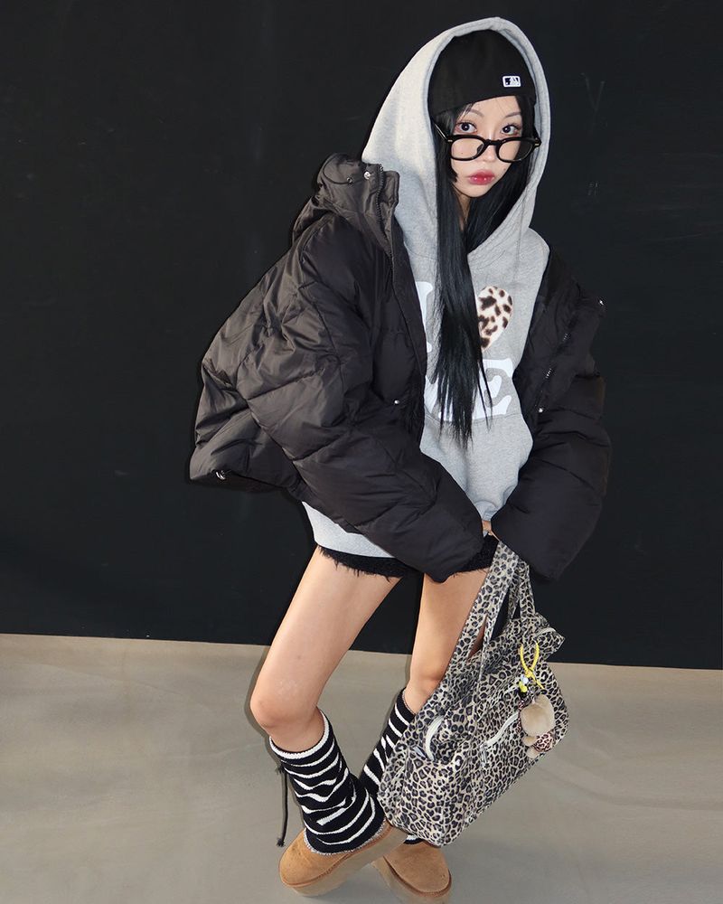 woolen fur shorts