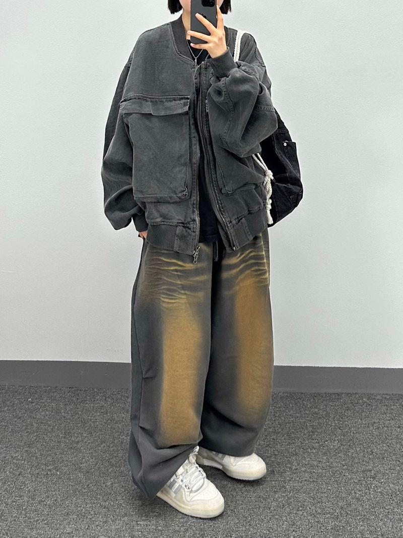 dirty smog jogger pants