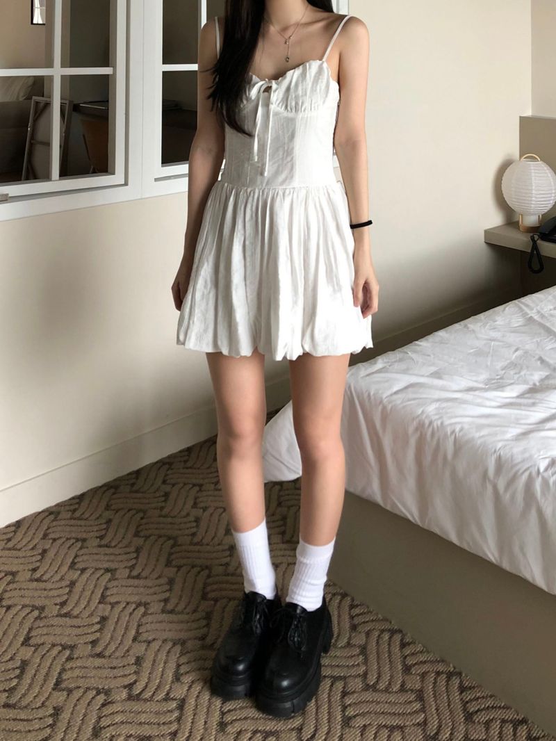Haze Balloon Mini Dress (3 colors)