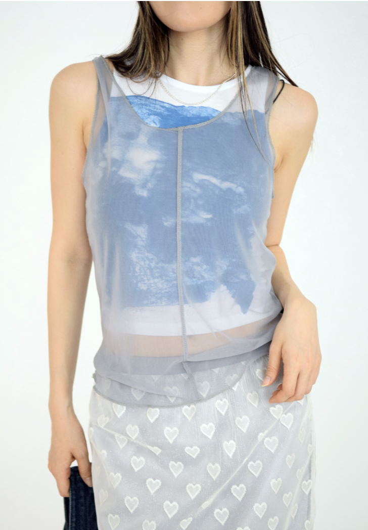 graffiti sleeveless(3color)