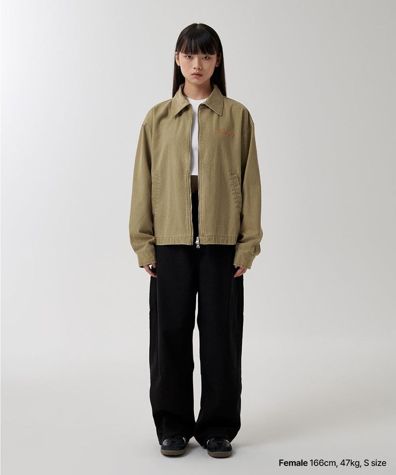 WASHED DRIZZLER BLOUSON JACKET
