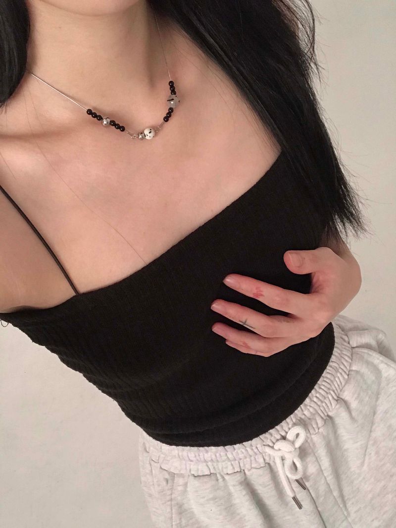 mix ball necklace