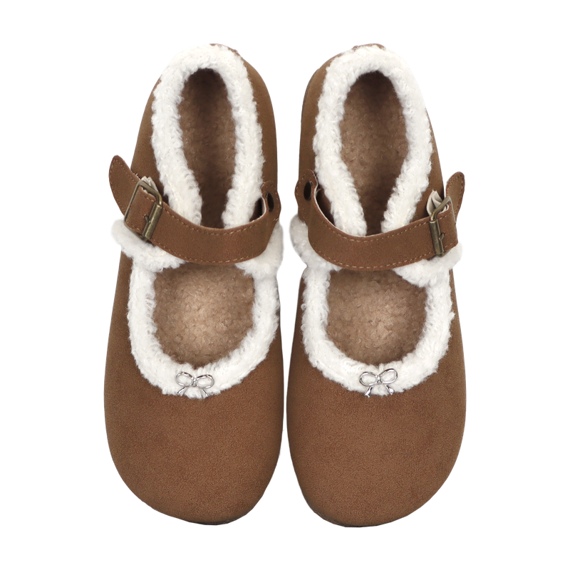 PINK PINEAPPLE（ピンクパイナップル）の「FURRY FLAT MARYJANE（Shoes）」