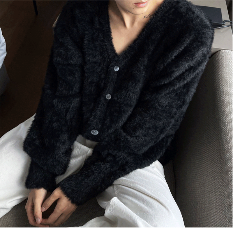 london mohair cardigan