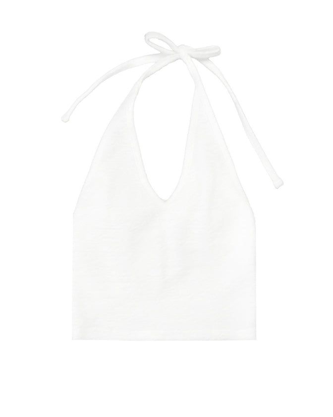 Marsh Fur Halter Neck Sleeveless