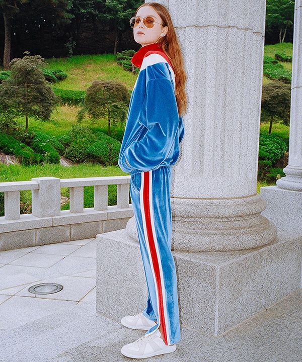 CLUT STUDIO（クラットスタジオ）の「ベルベットライントラックパンツ（パンツ）」
