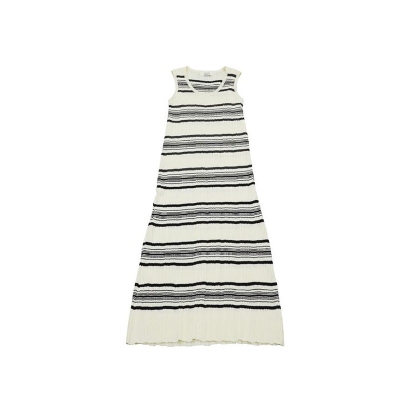 border knit one-piece