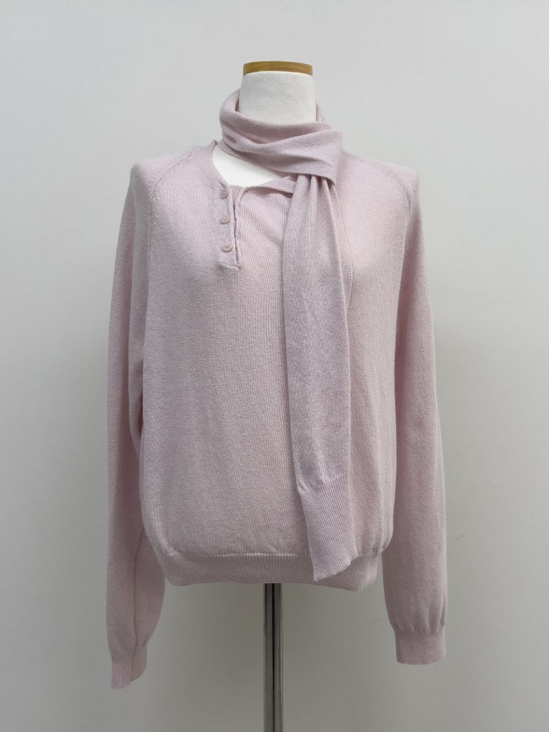 Brick Tie Loose Fit Knit