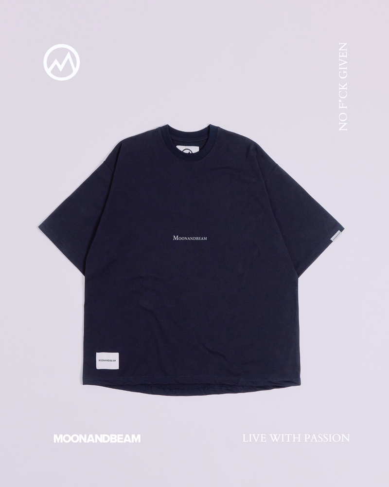 MOONANDBEAM（ムーンアンドビーム｜）の「NFG TOO BIG TEE (NAVY)（Tops）」