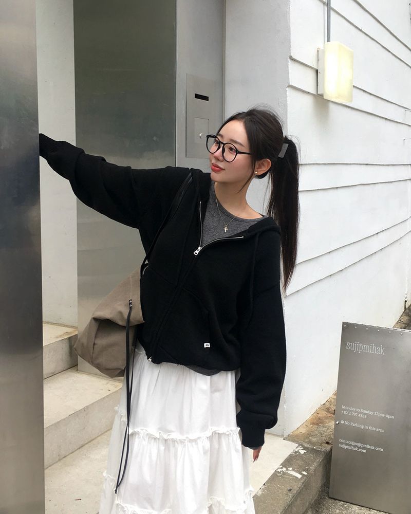 [ORIGINAL] Breeze Knit Hood Zip-Up