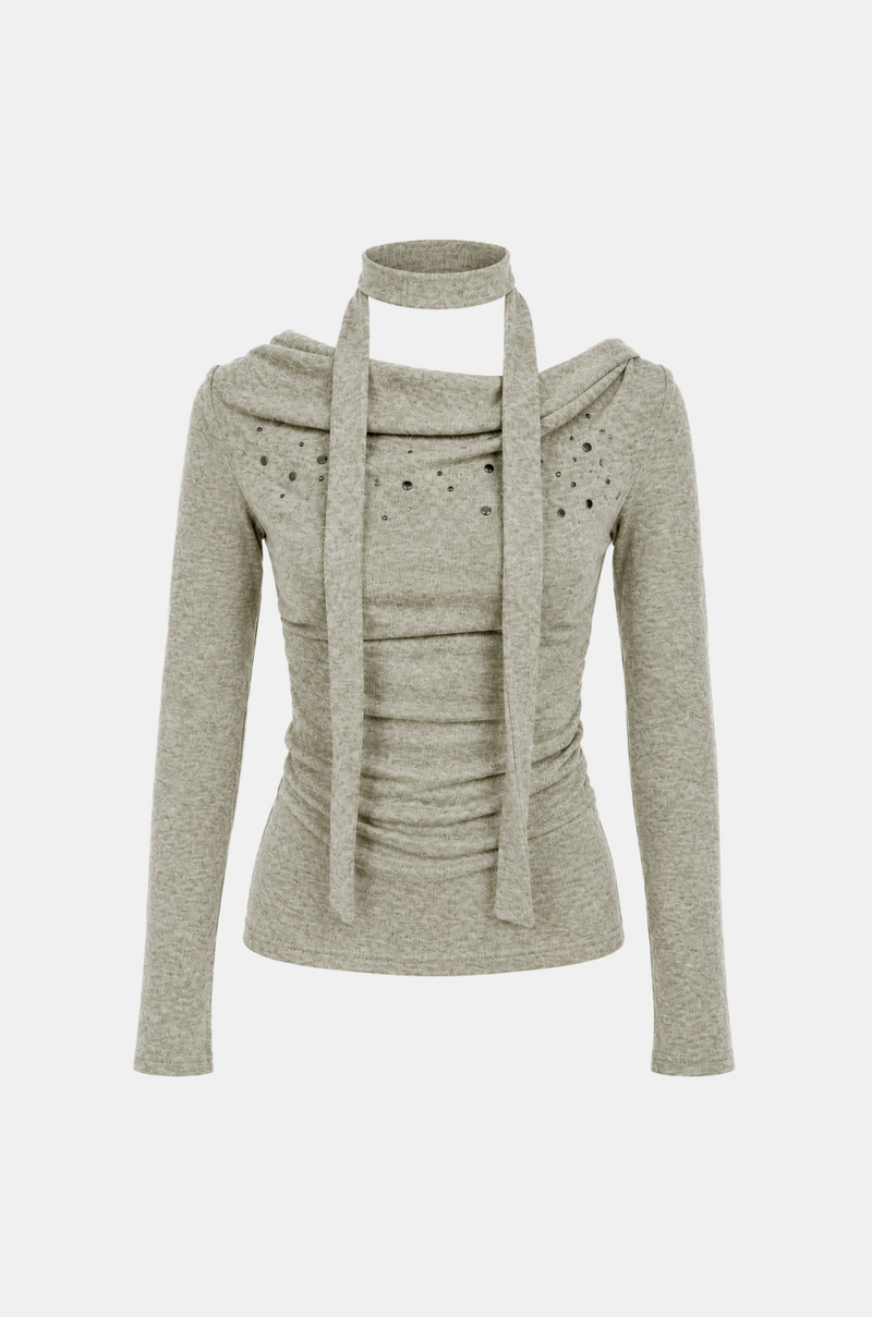 Sena Draped Scarf Top