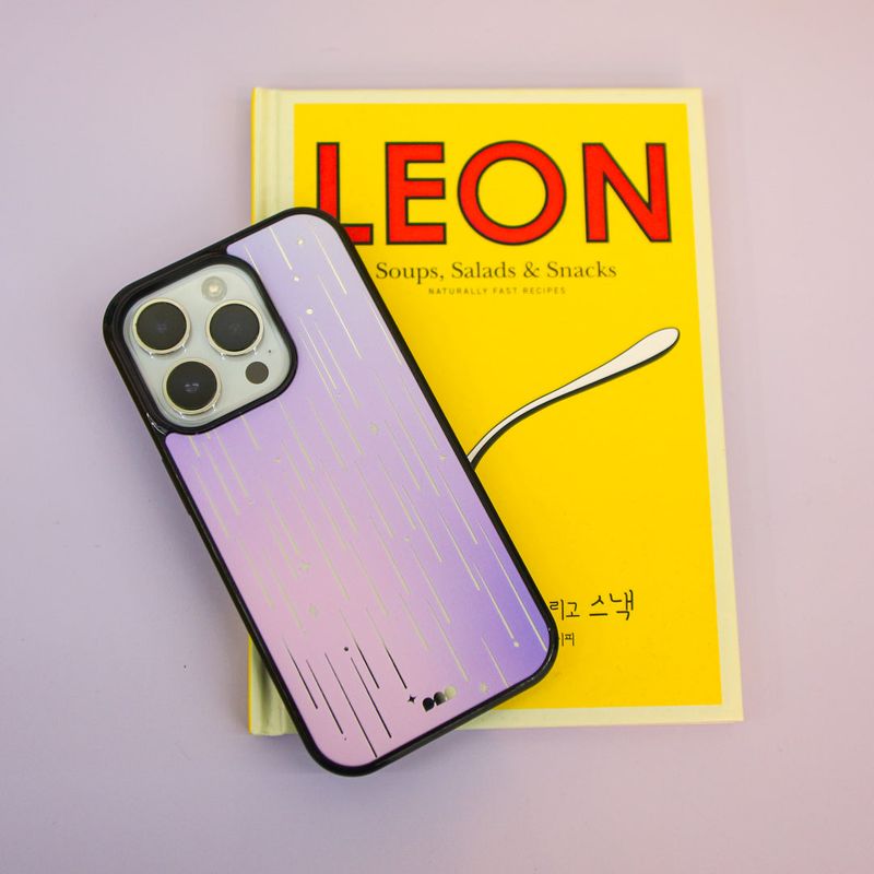 【MADE】 Star Shower glass Mirror bumper case