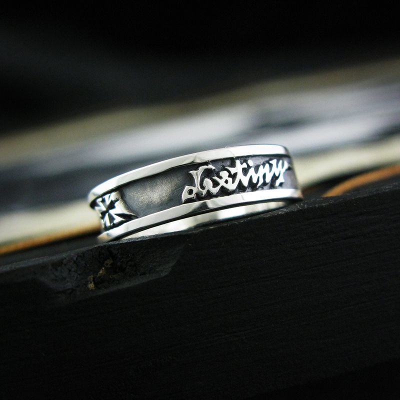 Destiny-L1 silver ring