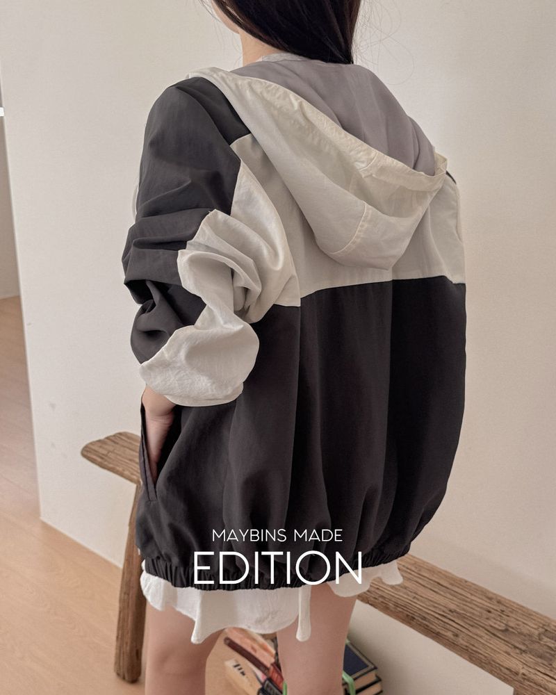 [MADE] Loose colored hooded jumper
