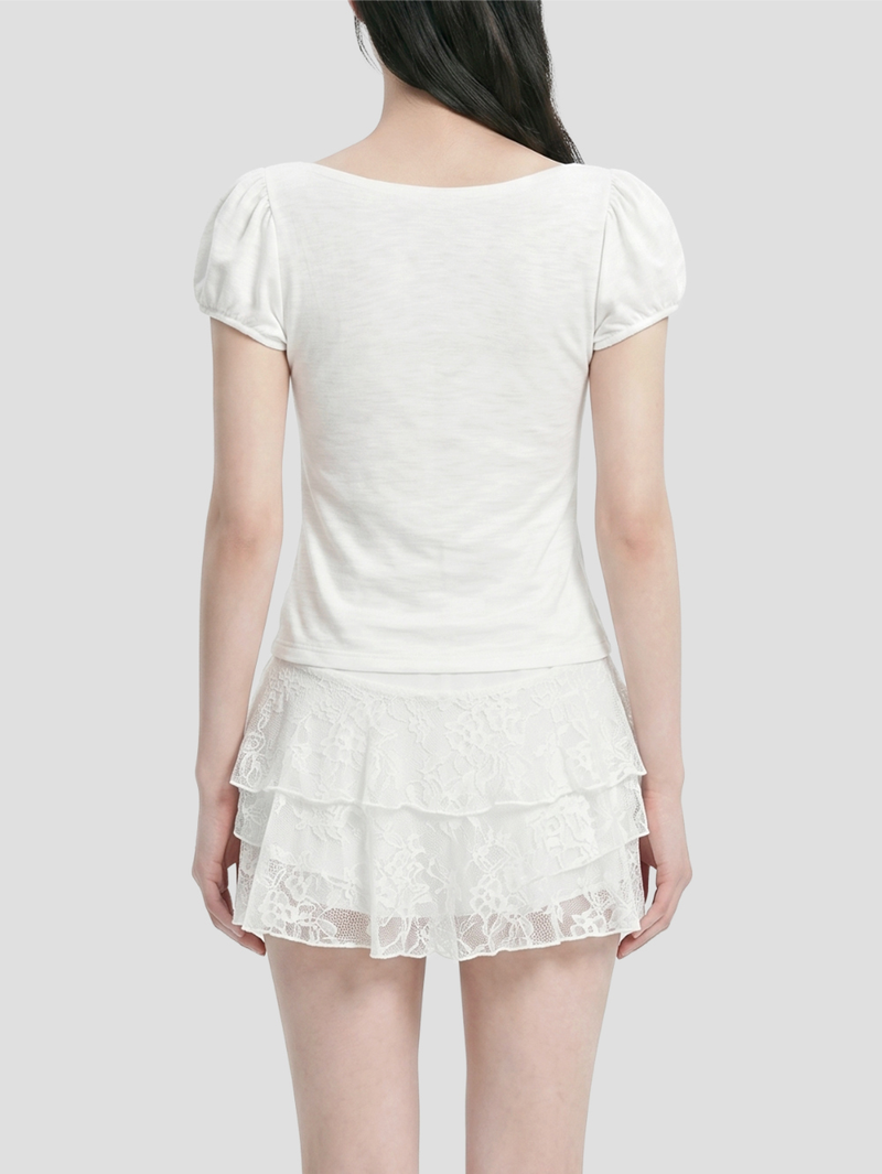 Vela Frill Strap T-shirt