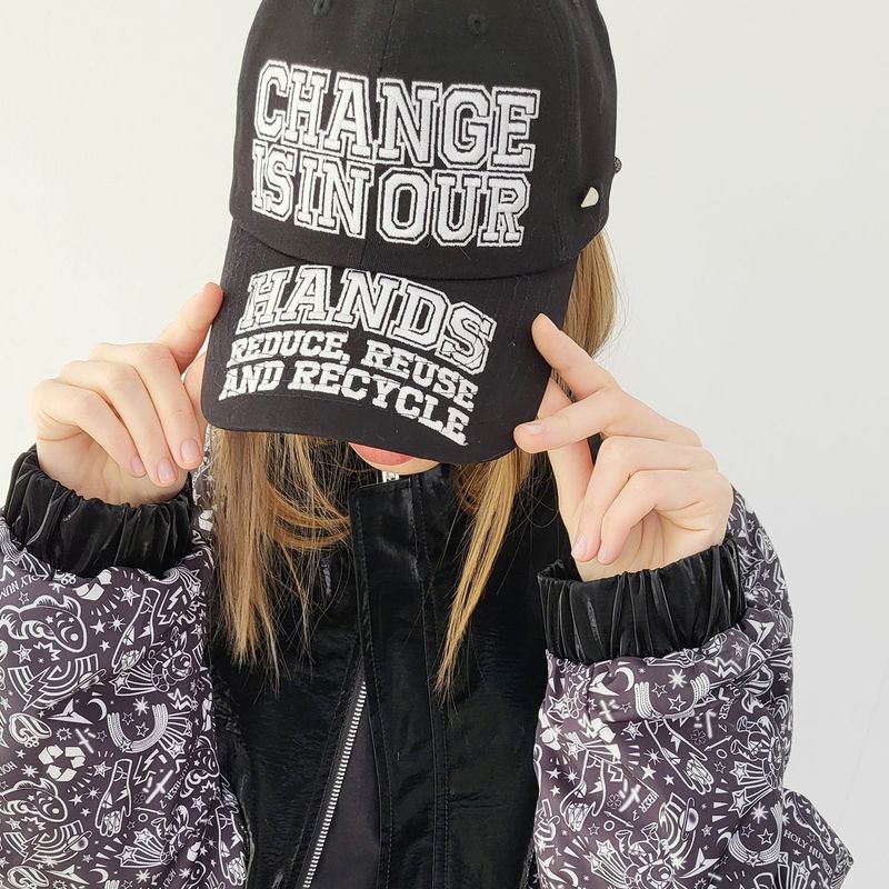 CHANGE CAMPAIGN CAP ver.2_BLACK