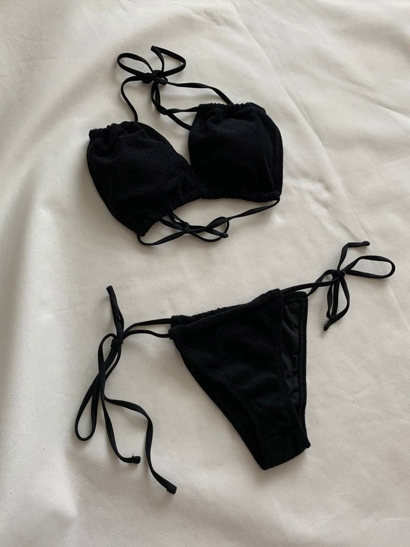 Terry Three Piece Bikini (2 colors)
