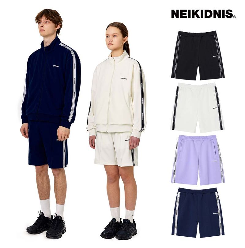 NEIKIDNIS（ネイキドニス）の「トレーニングウェア/ JACQUARD LINE TRACK SHORTS（パンツ）」