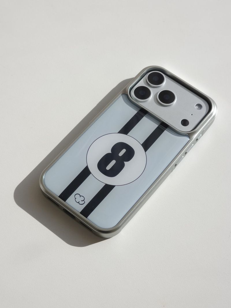 [MADE] シルバーアローエポキシシルバーバンバーケース [iPhone/Galaxy]