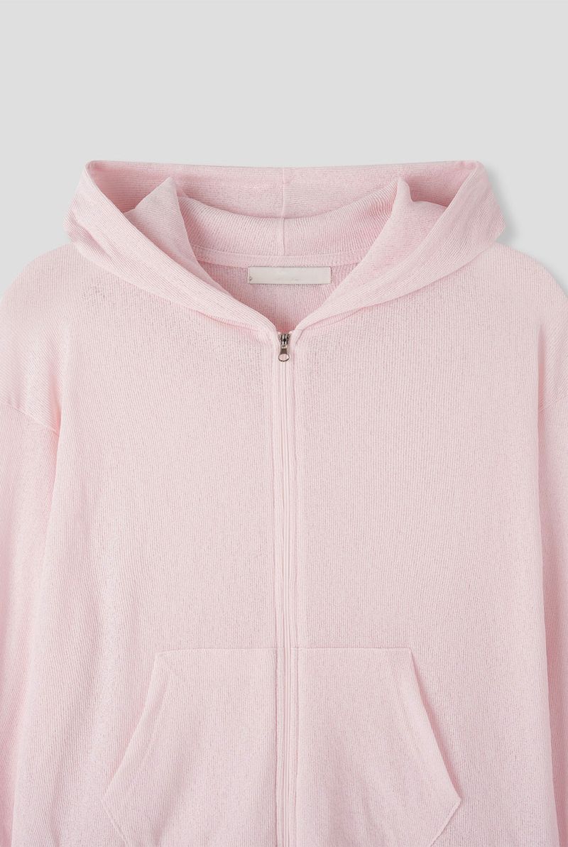 Sheer Summer Hood Zip-Up