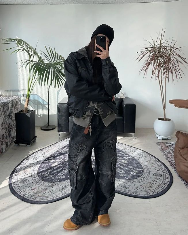 Edion Crop Leather Jacket