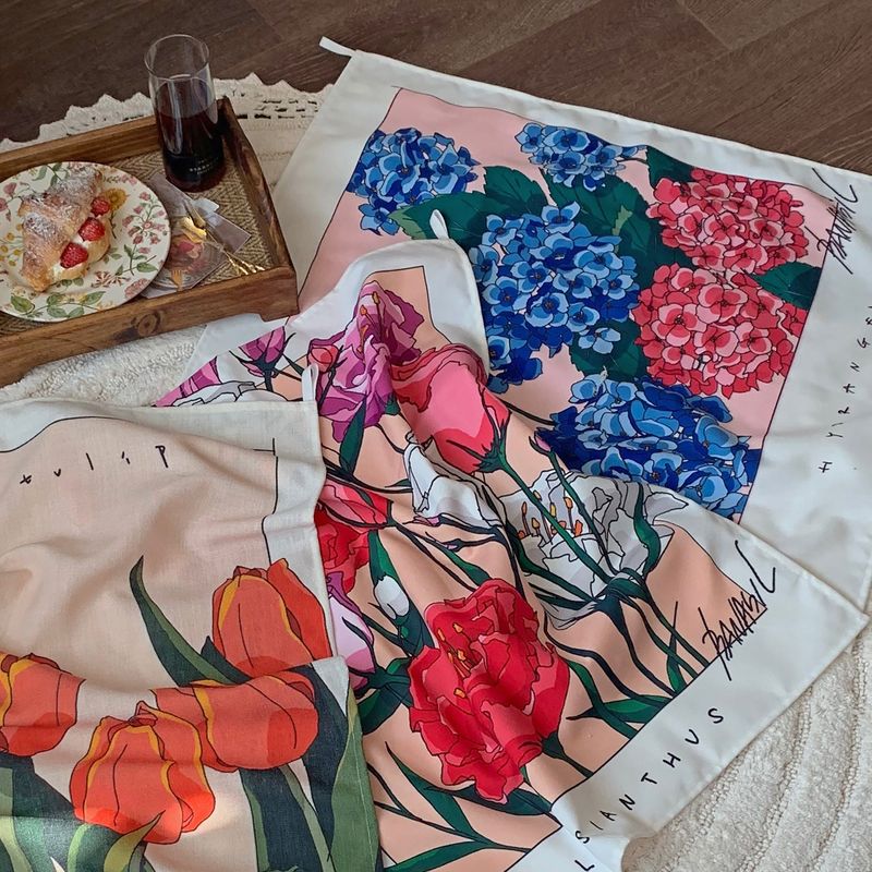Fabric Poster (Lisianthus)
