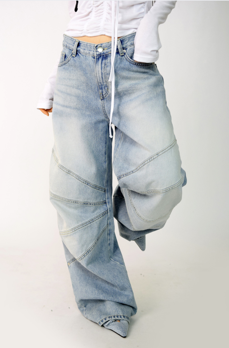 wing denim pants(2color)