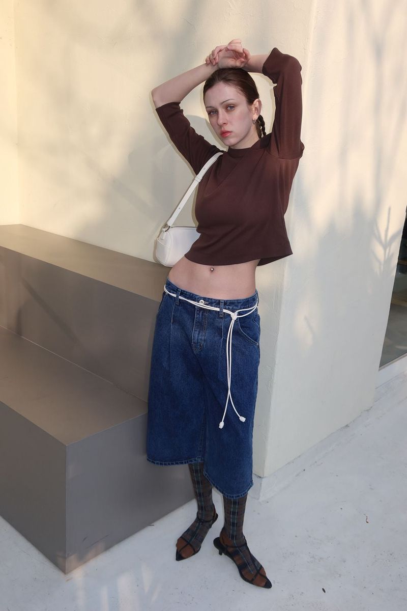 PREPPY 3/4 DENIM_BLUE