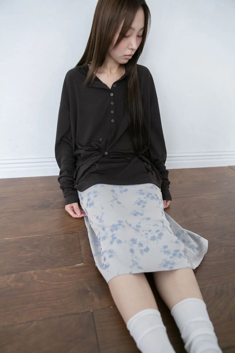 loop button over loose top(4colors)
