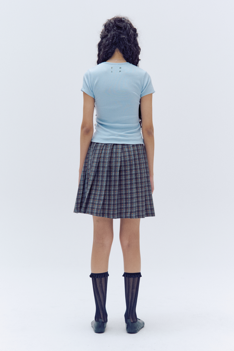 CHECKERED SKIRT