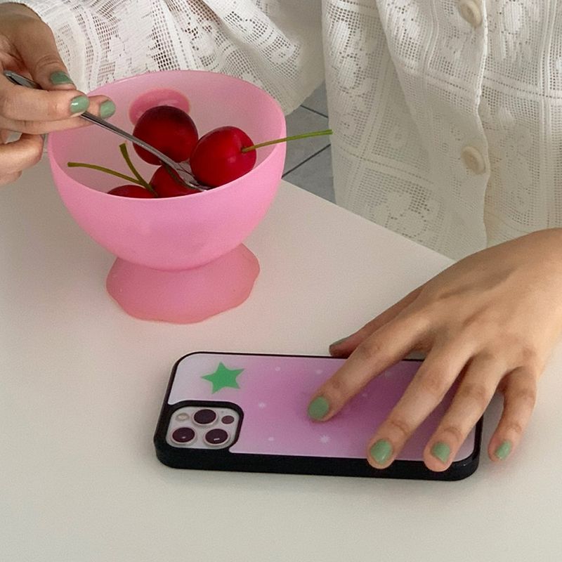 STRAWBERRY GLASS BUMPER CASE