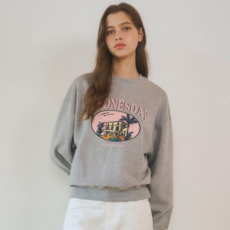 Mallorca Artwork Sweatshirt_3Color