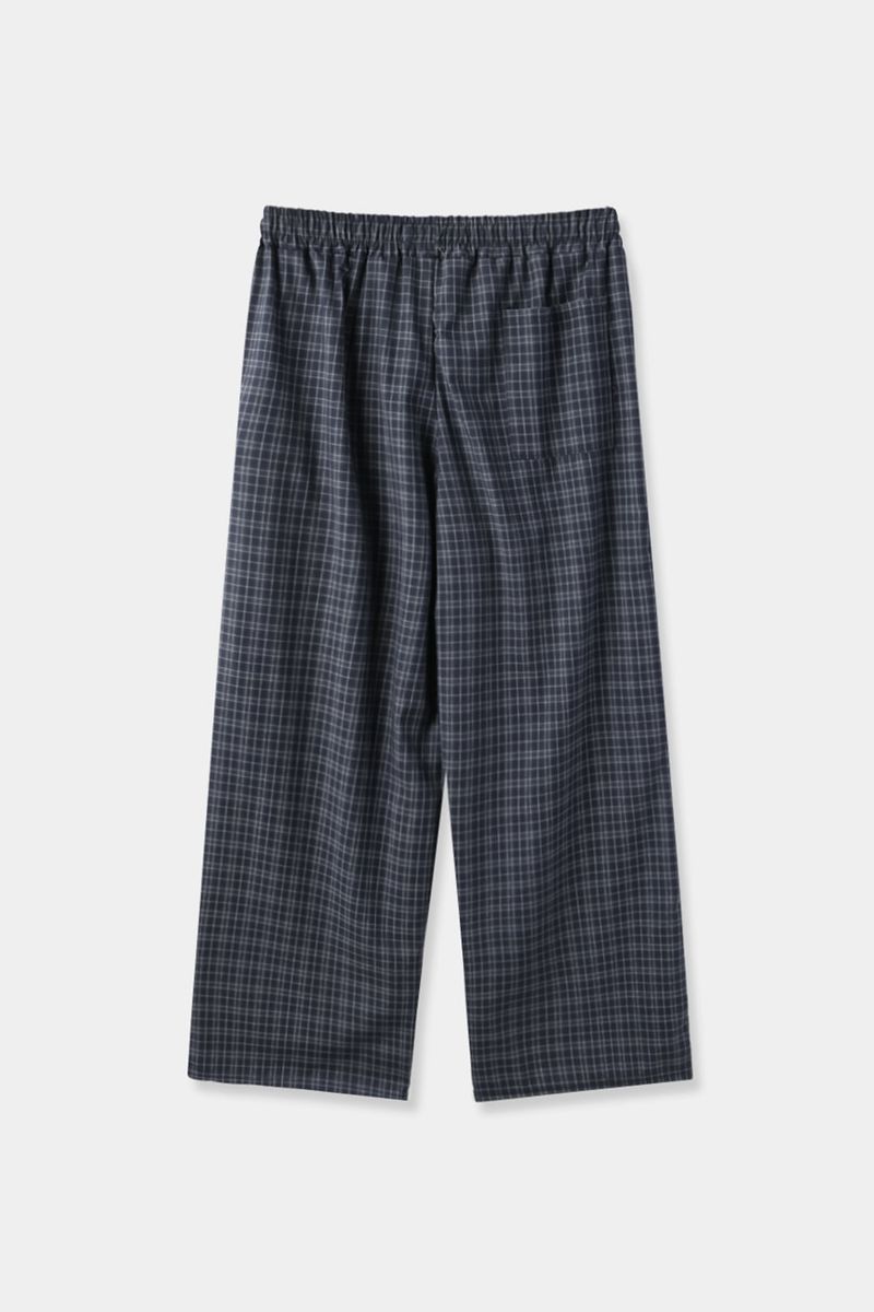 Window check pajama pants