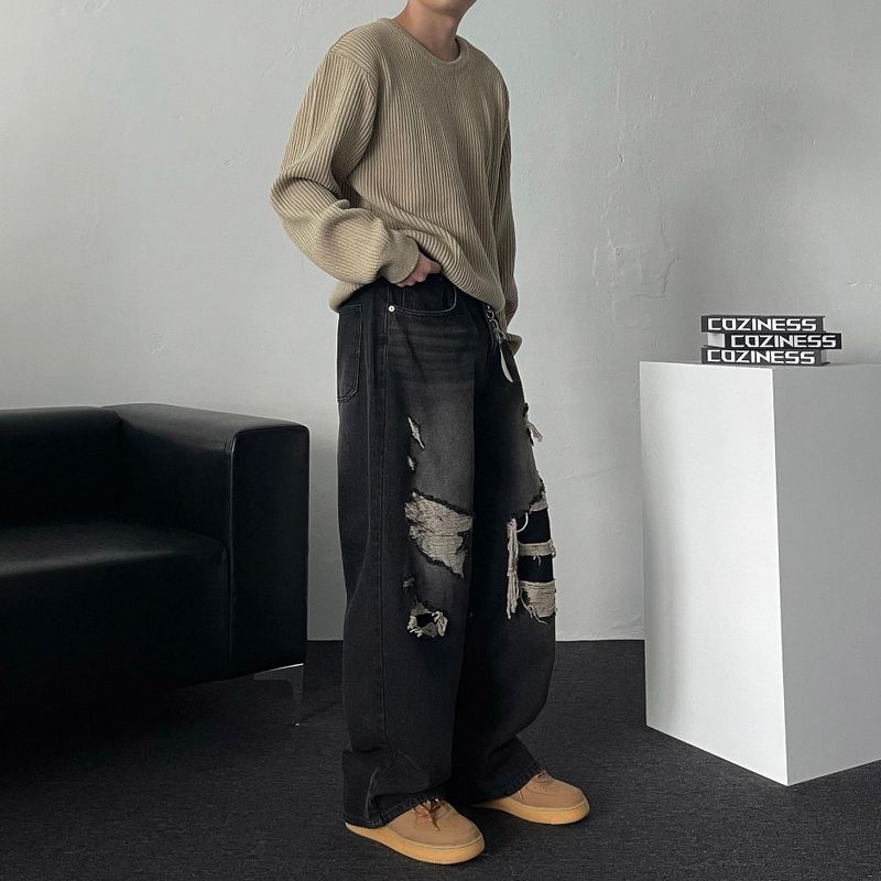 OA Mode Shoulder Round Knitwear (4 colors)