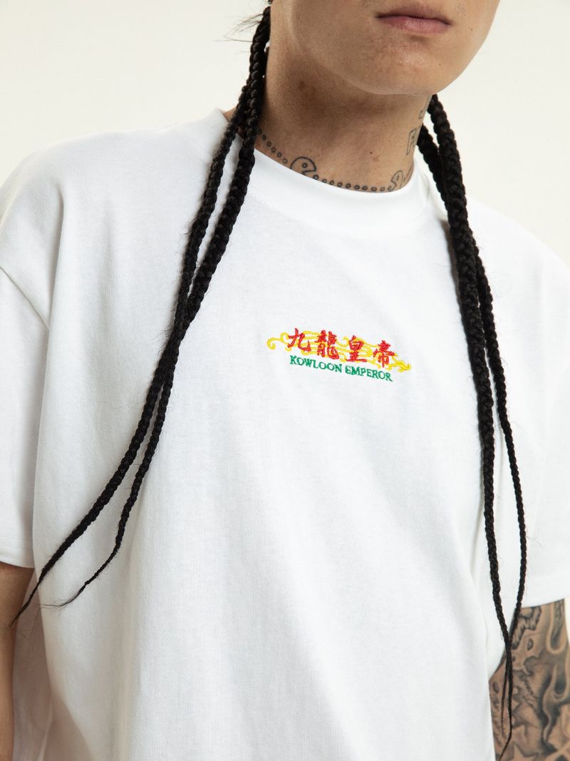 RTVG(RETROVEGAS) チャイニーズドラゴンフォントTシャツ