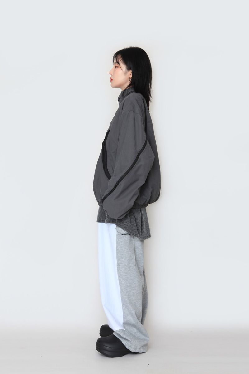 Multi-Zipper Wind Jacket