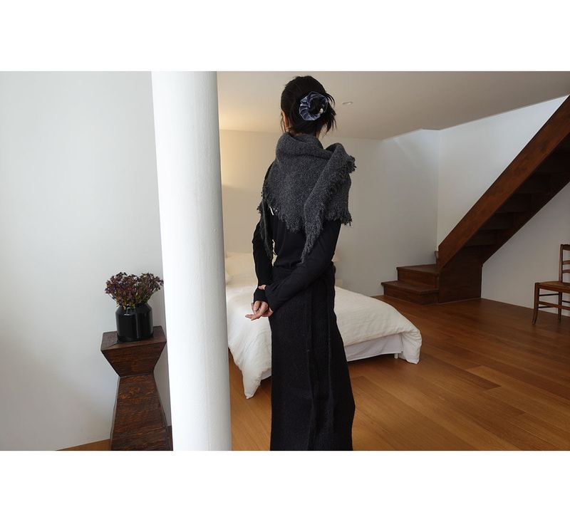 vase knit wrap skirt (2C)