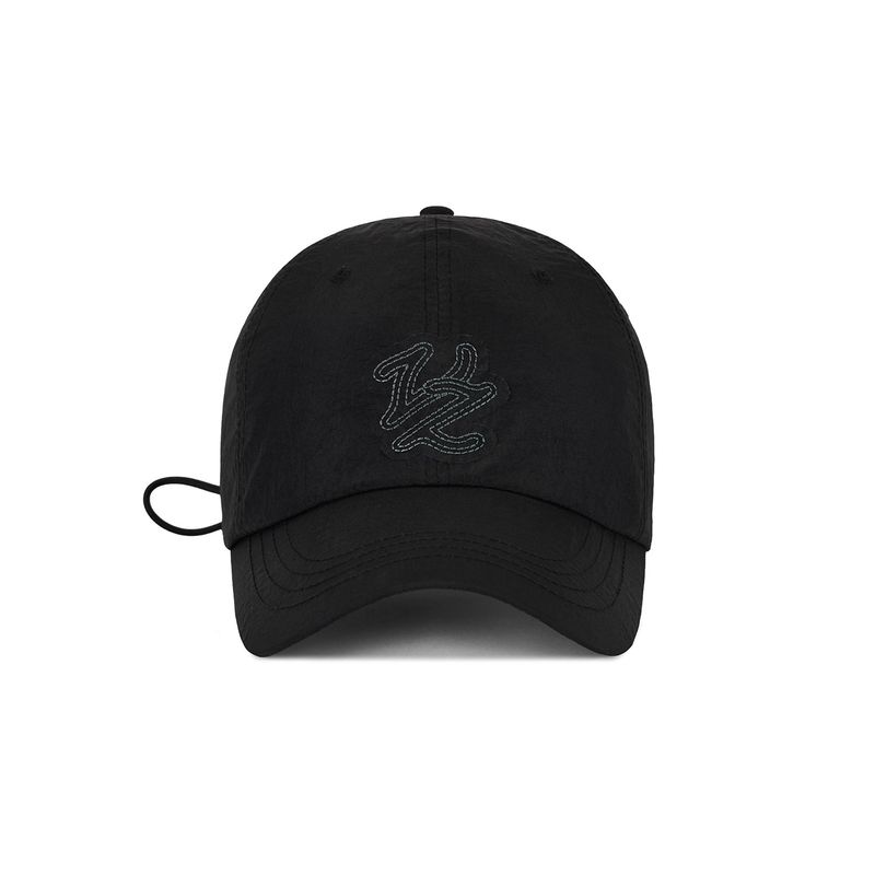 Flow VZ Nylon Stitch Patch Ball Cap Black