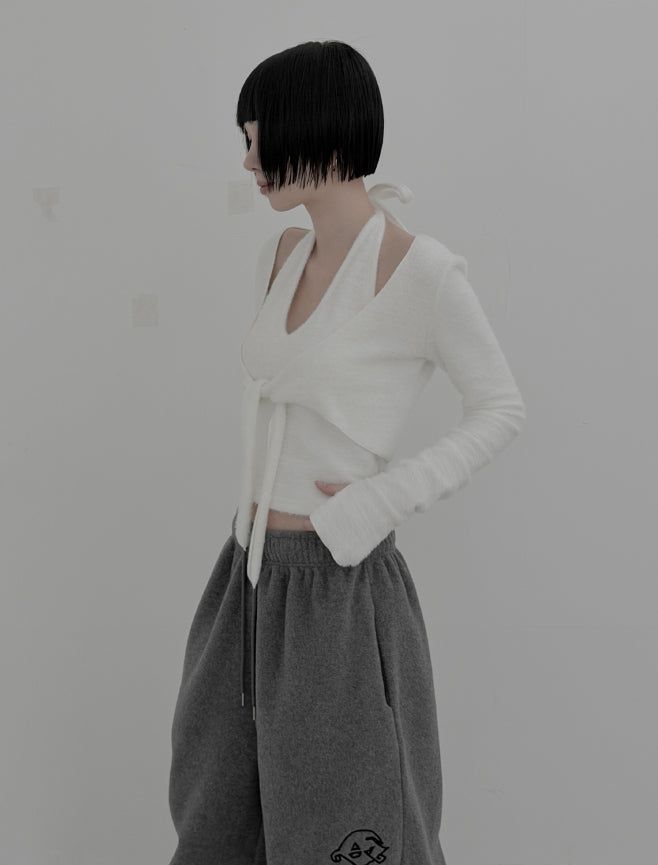 Marsh Fur Halter Neck Sleeveless