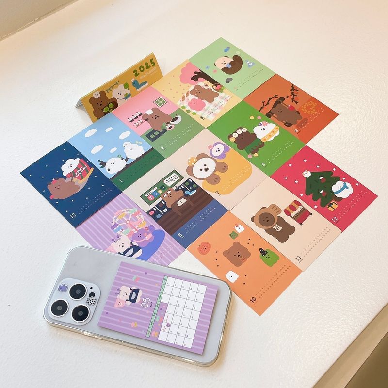 Chanibearの「2025 chanibear mini calendar(Interior)」