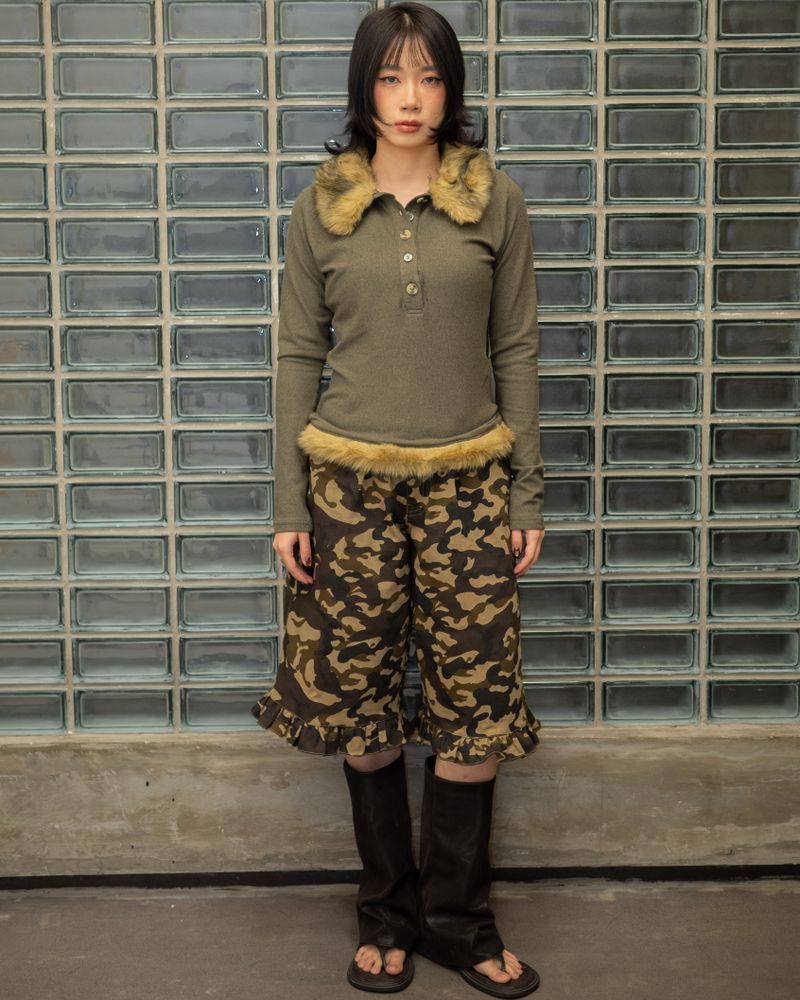 Rogue Ruffle Hem Jorts