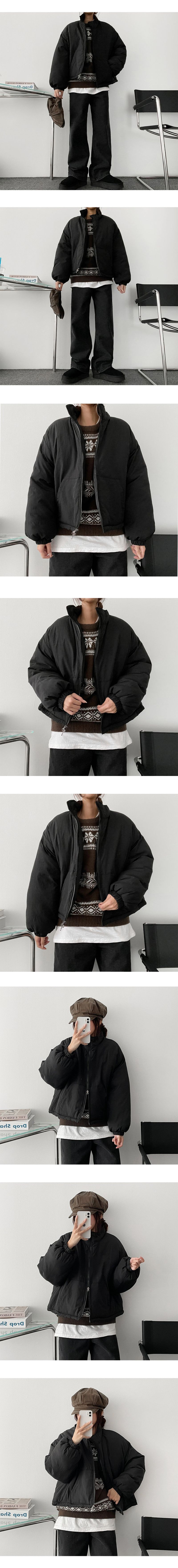 Delmon Two-Way Cropped Padded Jumper