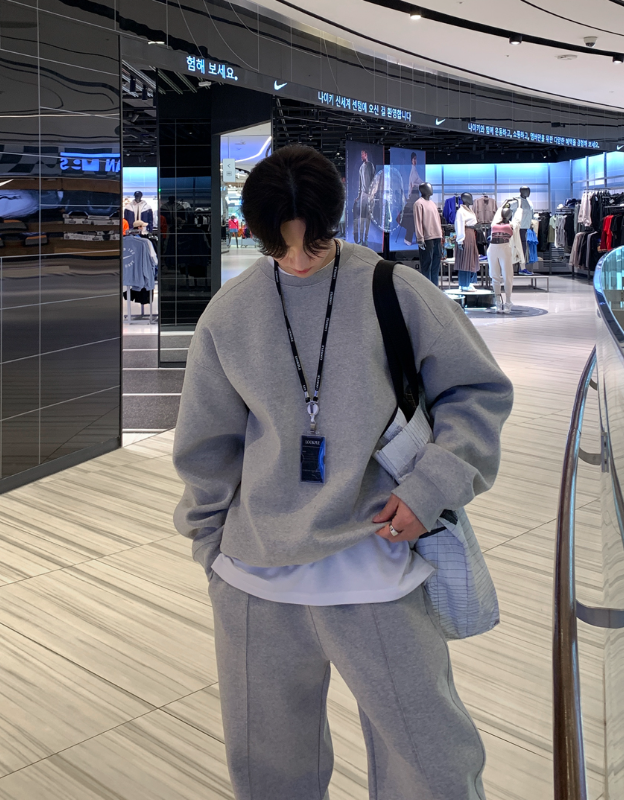 LOOKPLE（ルックプル）の「nade USA ダブルミドルコットンスウェットシャツ(High Quality)（トップス）」
