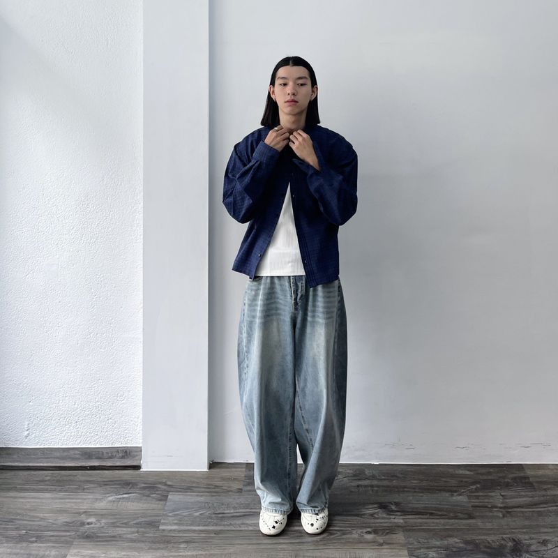 Micro Check Pocket Shirt